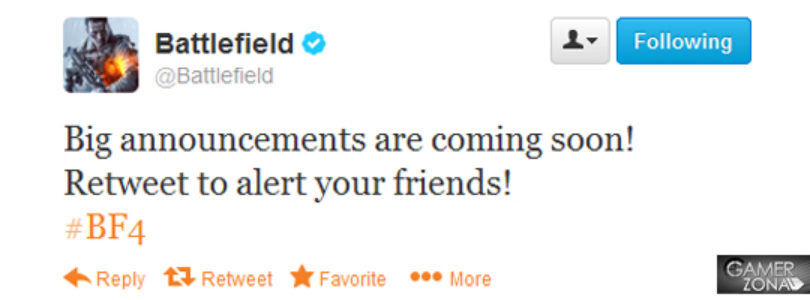 Battlefield 4 Twitter