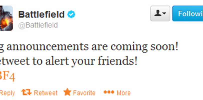 Battlefield 4 Twitter