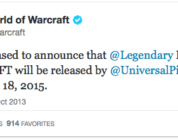 Tuit en la cuenta de World of Warcraft.
