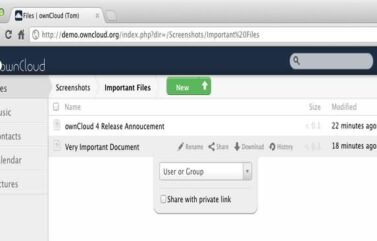OwnCloud un servicio de almacenamiento en la nube alternativo y libre