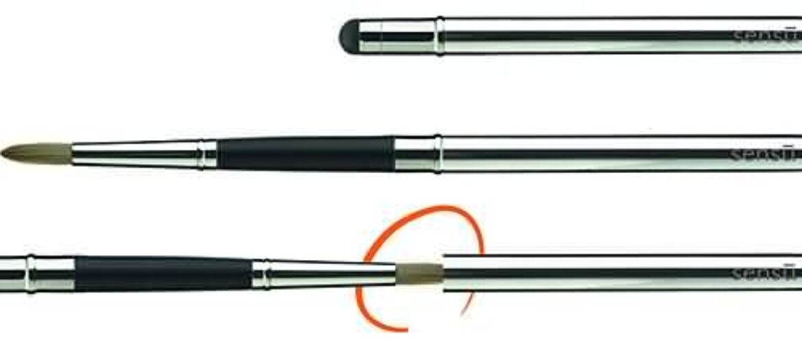 Sensu pincel para pantallas táctiles capacitivas una mezcla de lo antiguo y lo nuevo