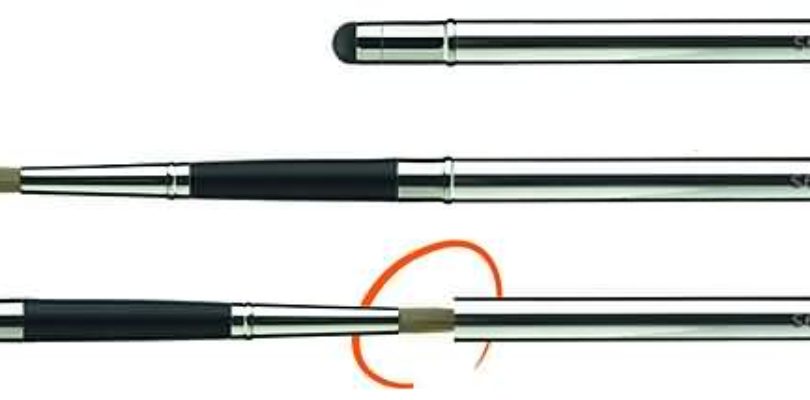 Sensu pincel para pantallas táctiles capacitivas una mezcla de lo antiguo y lo nuevo