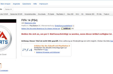FIFA 14 PS4