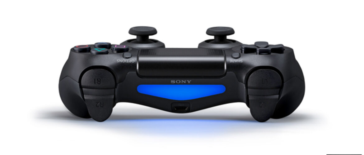 DualShock 4 barra azul