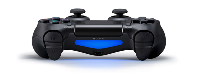 DualShock 4 barra azul