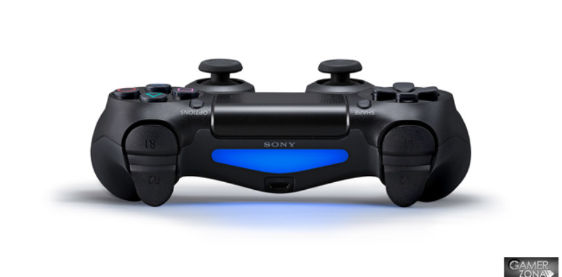 DualShock 4 barra azul