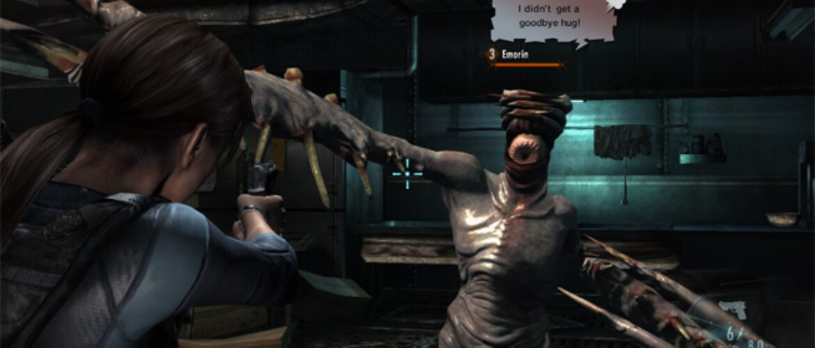 Resident Evil Revelations mensajes enemigos