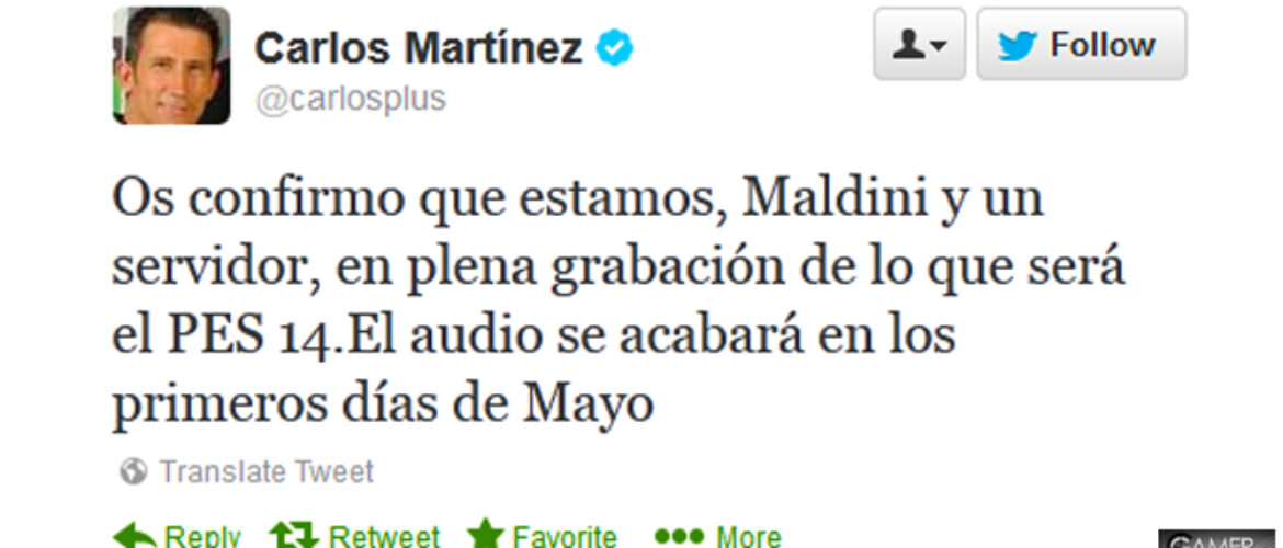 PES 2014 Carlos Martínez