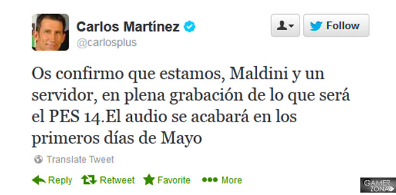 PES 2014 Carlos Martínez