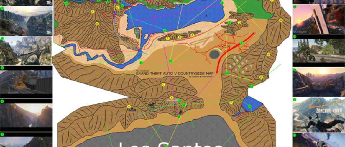 GTA V mapa del juego