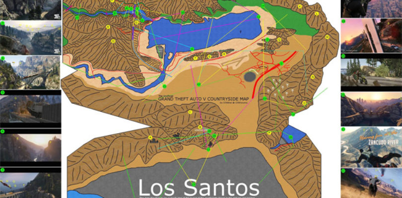 GTA V mapa del juego