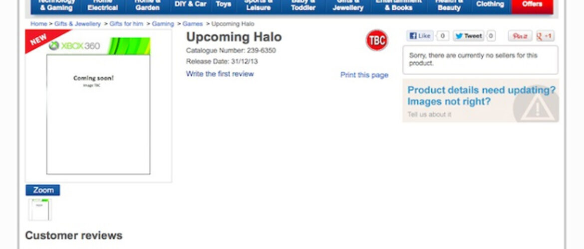 Nuevo Halo Xbox
