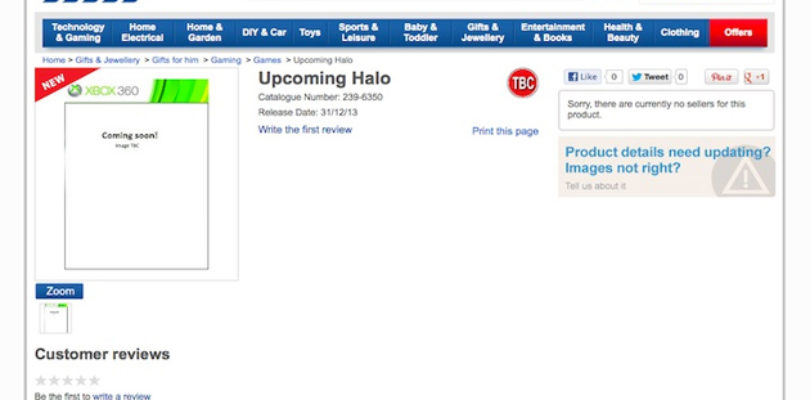 Nuevo Halo Xbox
