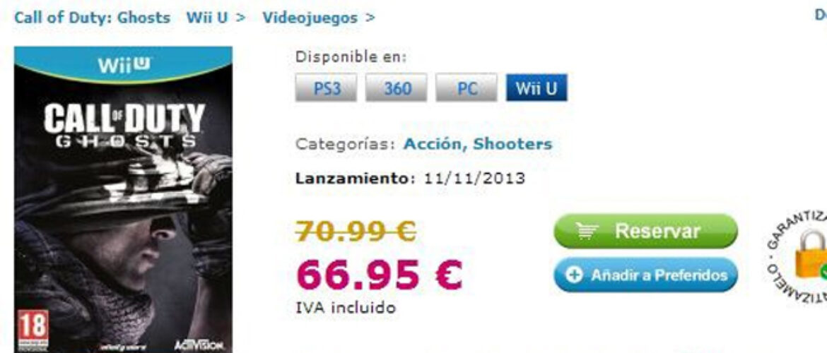 CoD Wii U