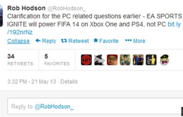 FIFA 14 twitter