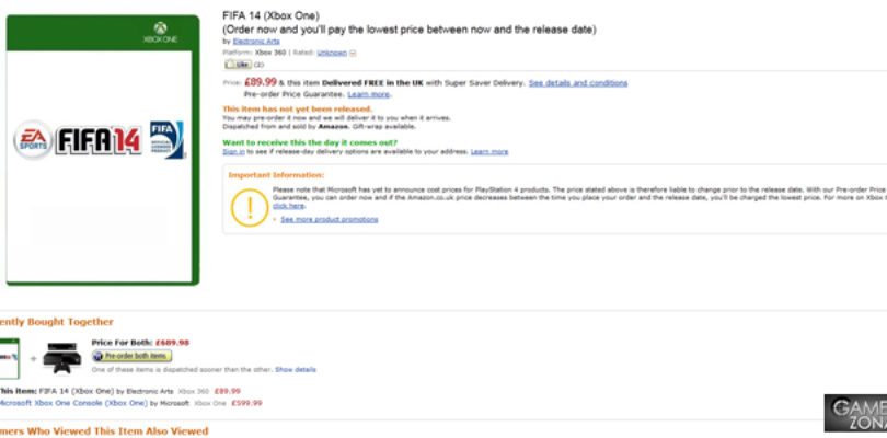 FIFA 14 Amazon