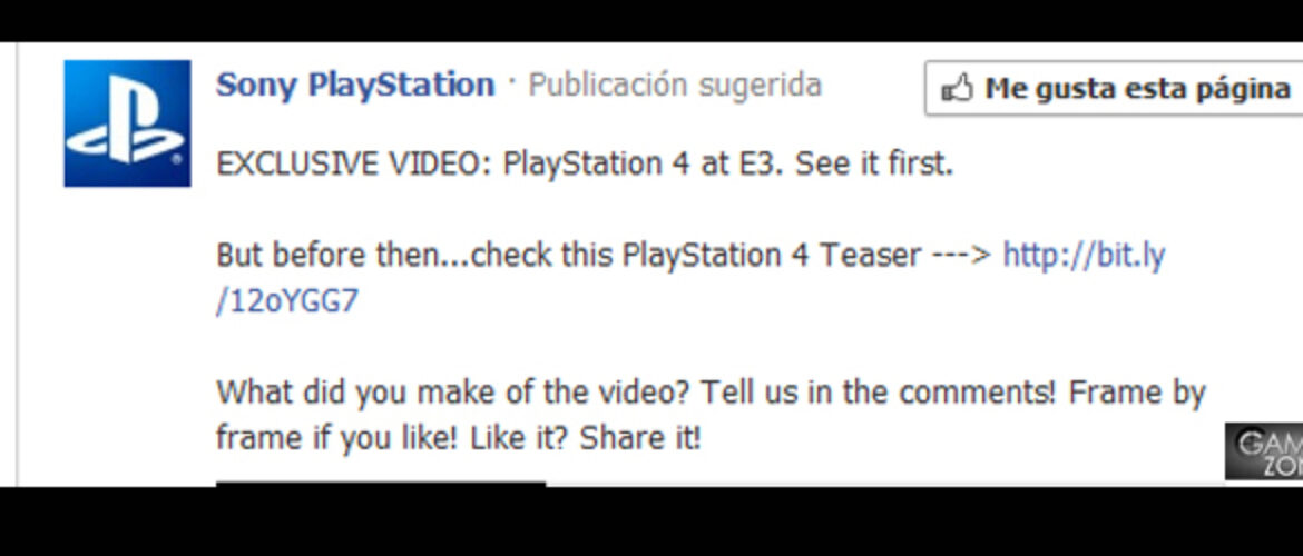 PlayStation 4 Facebook