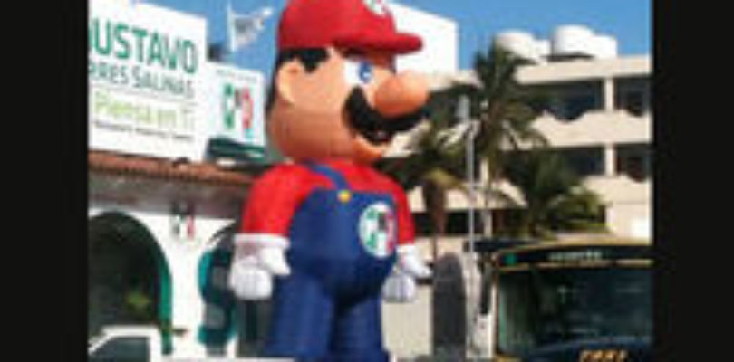 El PRI mexicano utiliza a Super Mario en una campaña electoral local