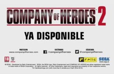 Sega pide a THQ casi 1000000 por las reservas de Company of Heroes 2