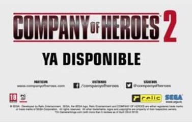 Sega pide a THQ casi 1000000 por las reservas de Company of Heroes 2