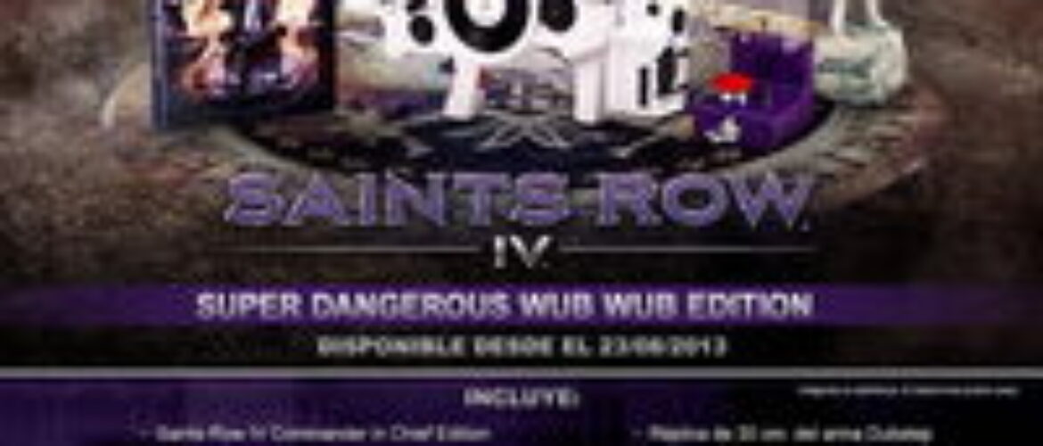 Desvelada la edición de coleccionista de Saints Row IV