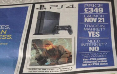 PlayStation 4 anuncio
