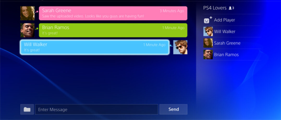 PS4 interfaz