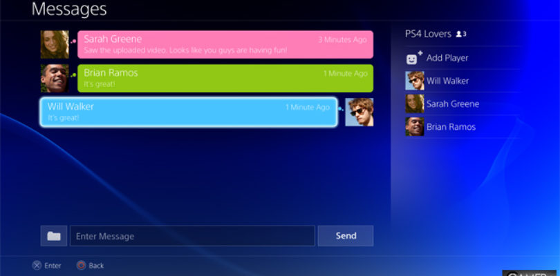 PS4 interfaz