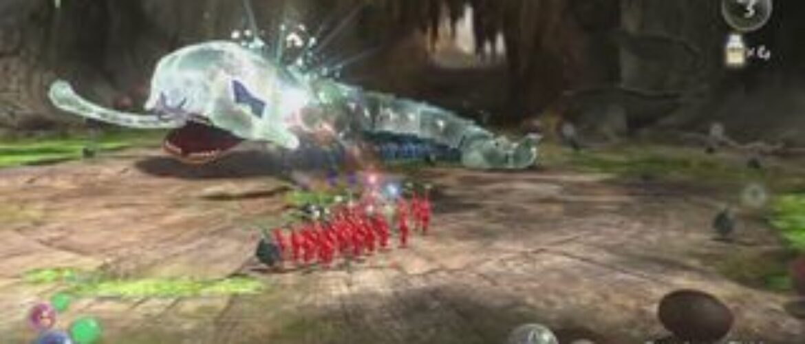 Se muestra el anuncio de televisión americano de Pikmin 3