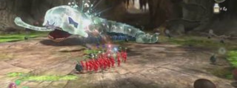 Se muestra el anuncio de televisión americano de Pikmin 3