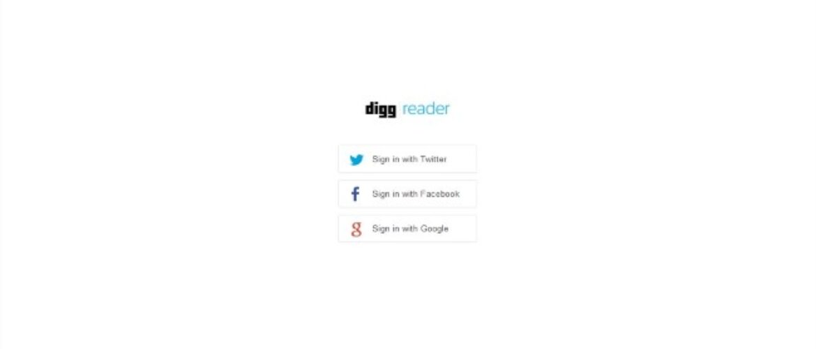 Digg Reader el lector feed de Digg