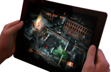 The Division y su despliegue en la pantalla táctil de un tablet.