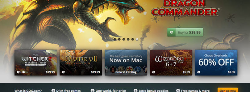 GoG, la web de los juegos abandonware y mucho más.