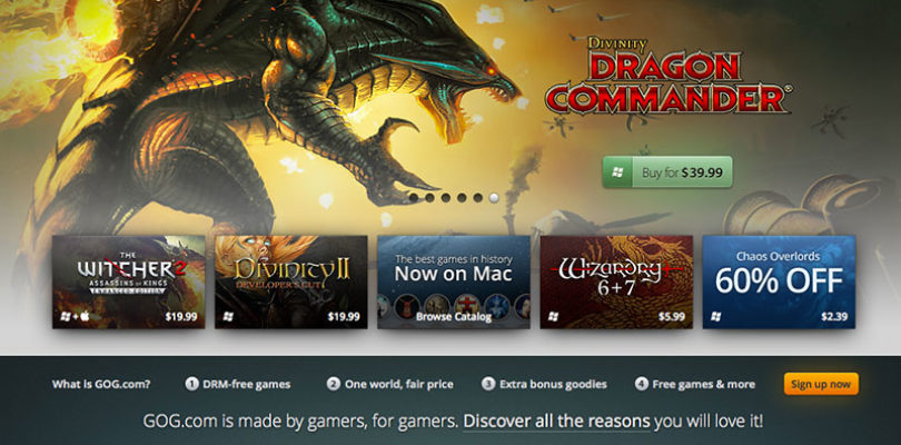 GoG, la web de los juegos abandonware y mucho más.