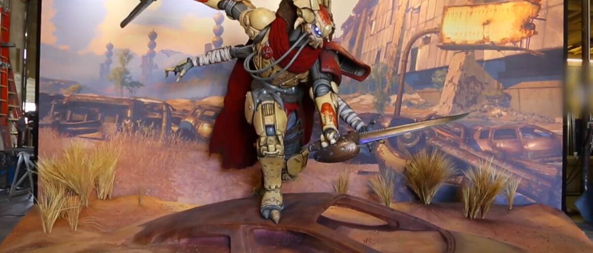 Así se hizo la estatua de la GamesCom 2013 del Caído de Destiny.