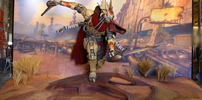 Así se hizo la estatua de la GamesCom 2013 del Caído de Destiny.