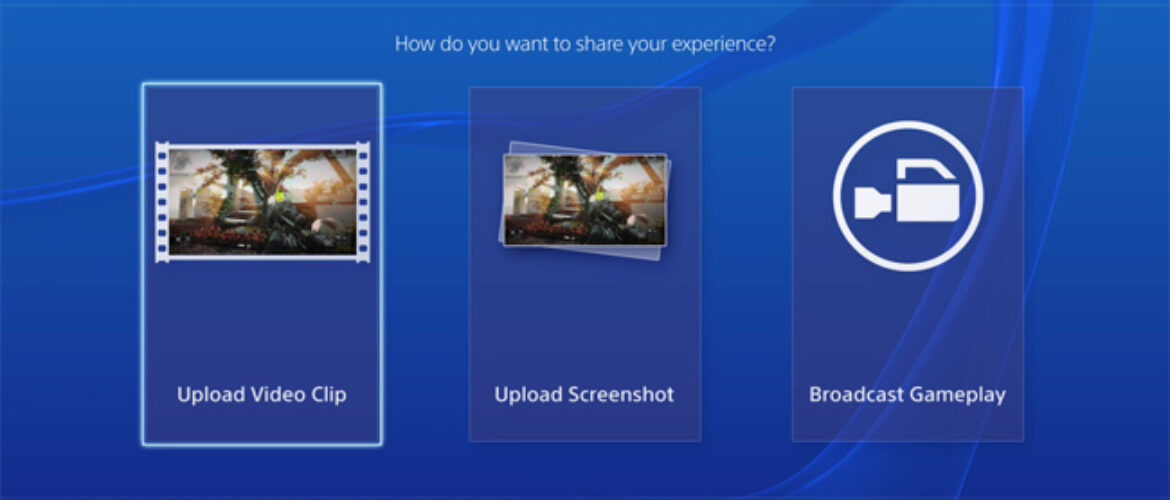 PlayStation 4 subir vídeos