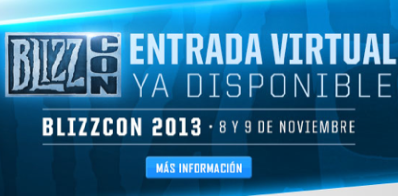 Entradas virtuales a la venta para la Blizzcon 2013.