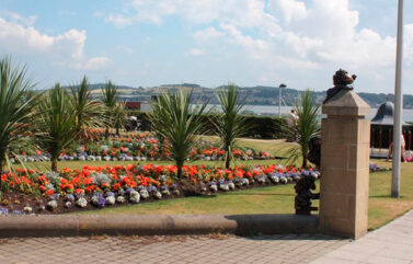 Parque con Lemmings en Dundee, Escocia.