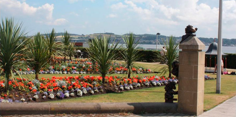 Parque con Lemmings en Dundee, Escocia.