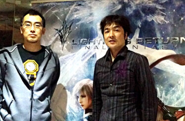 Toriyama y Abe, de Lightning Returns Final Fantasy XIII.
