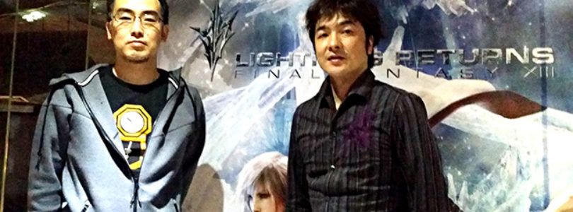 Toriyama y Abe, de Lightning Returns Final Fantasy XIII.