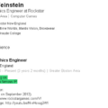 CV del ingeniero gráfico de Rockstar.