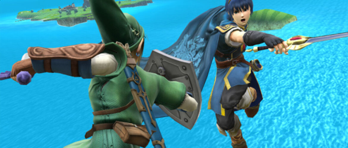 Super Smash Bros Marth vs Link
