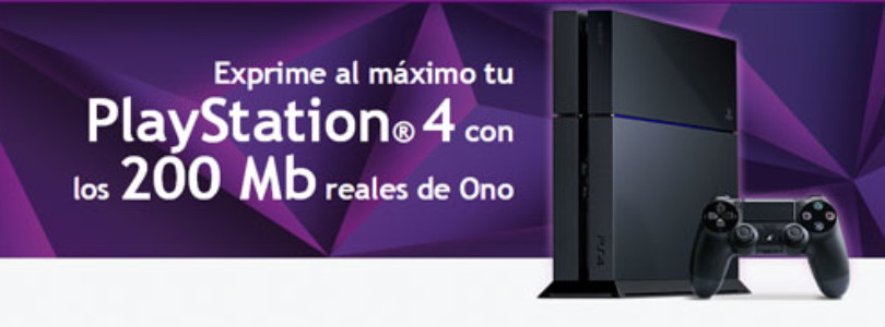 Ono 200 MB con PS4.