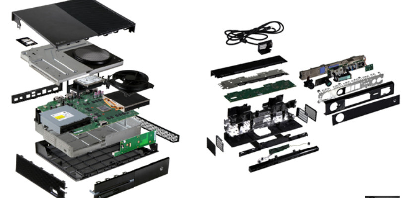 xbox one componentes kinect