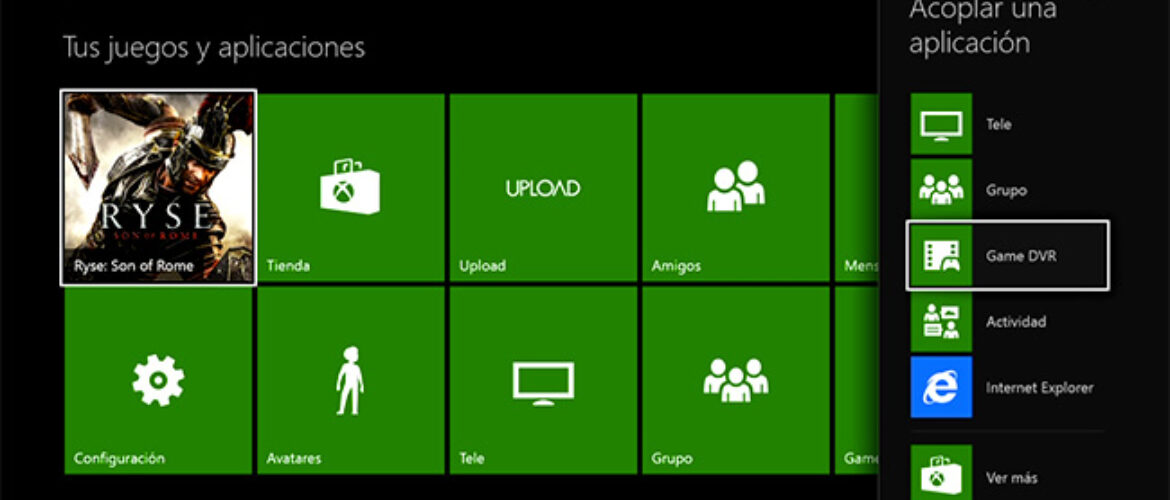 Acoplar aplicación en Xbox One.