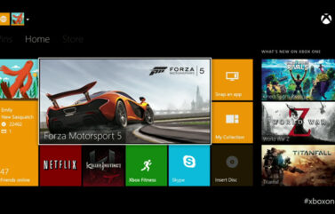 Xbox One dashboard