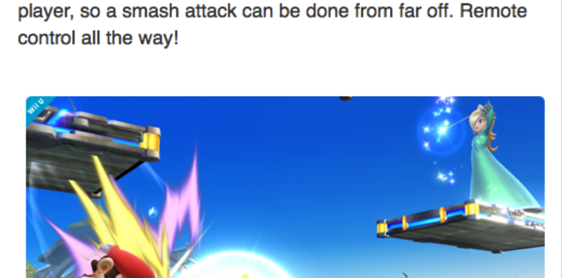 Rosalina y Luma luchando en Super Smash Bros.