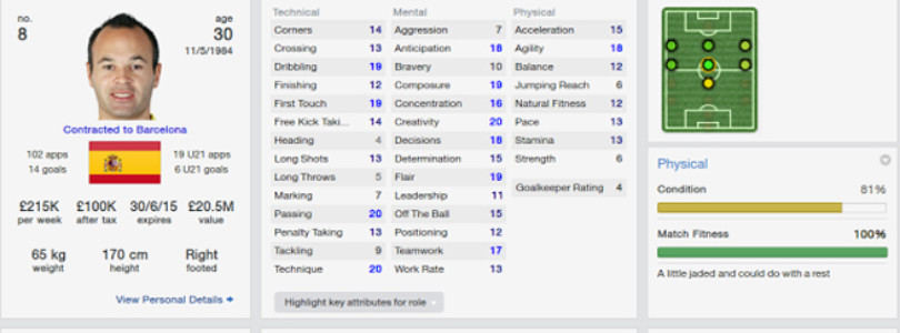 football manager 2014 iniesta